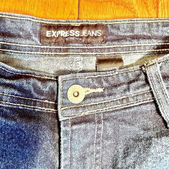 EXPRESS STRETCH JEANS SIZE 9/10 - Picture 3 of 7